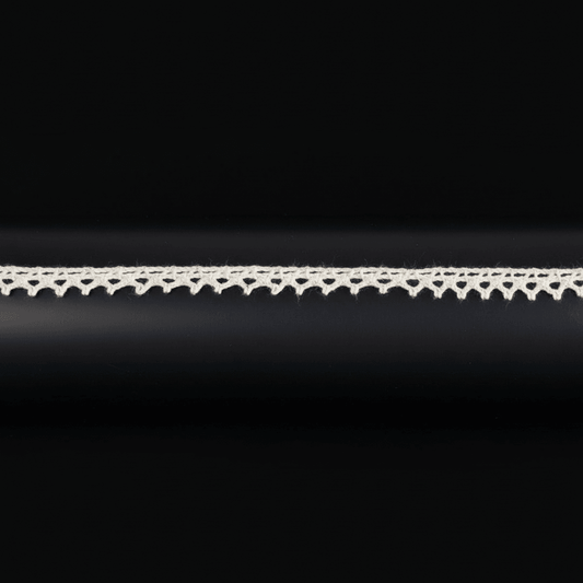 White Dyeable Crochet Lace (Width : 1 cm & Sku: K-40)