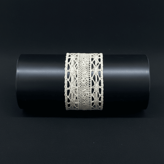 White Dyeable Crochet Lace (Width : 1.5 Inch & Sku: K-43)