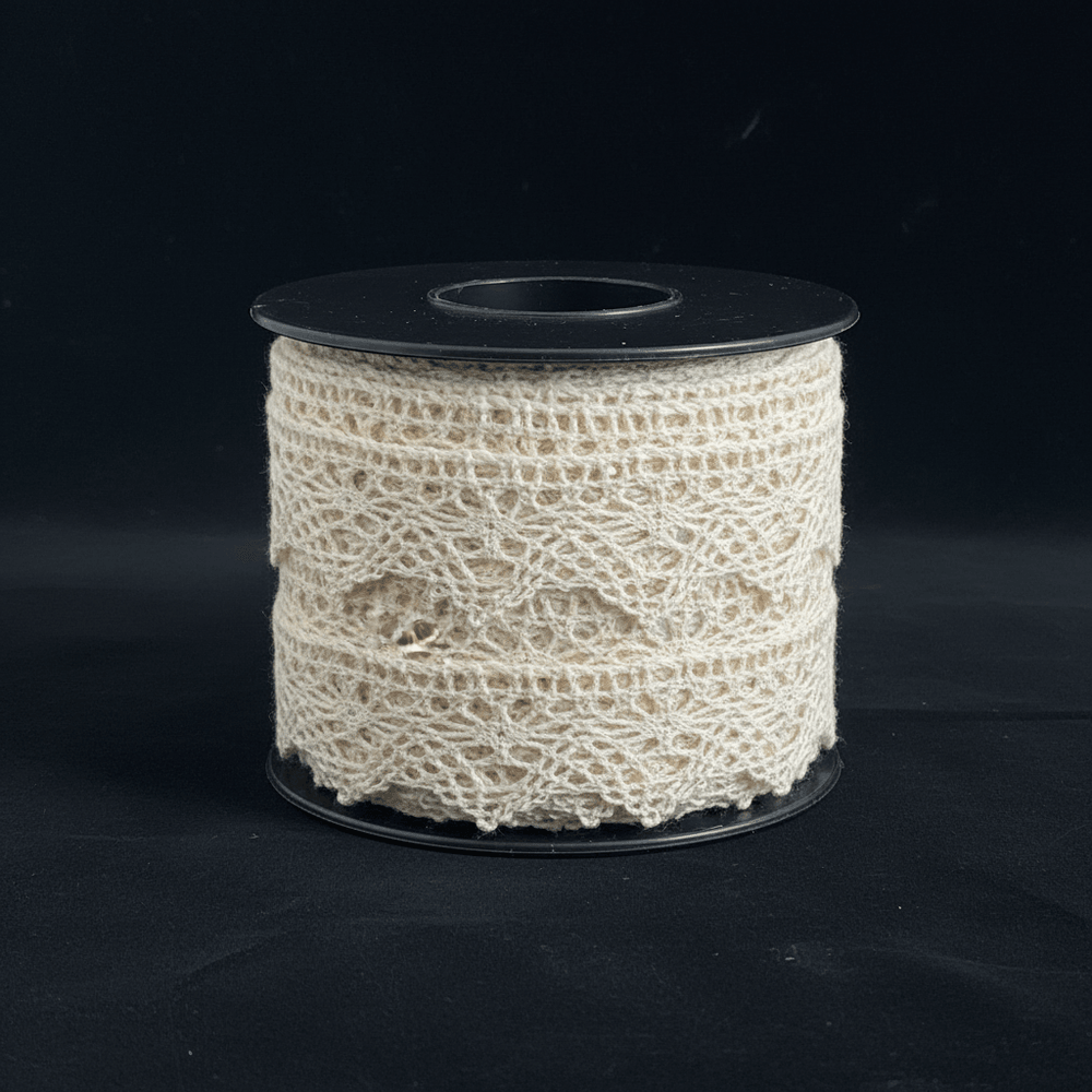White Dyeable Crochet Lace (Width : 0.5 Inch & Sku: K-44)