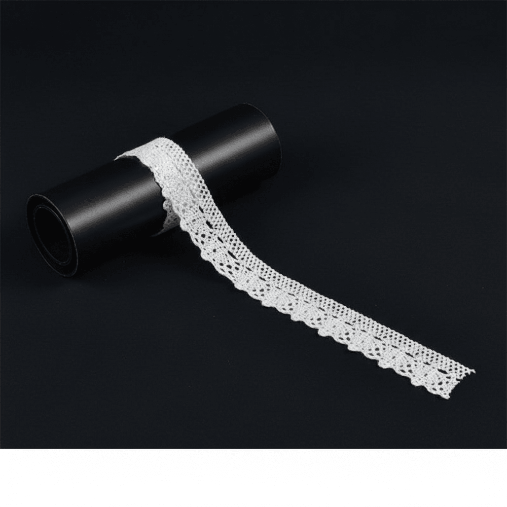 White Dyeable Crochet Lace (Width : 0.5 Inch & Sku: K-47)