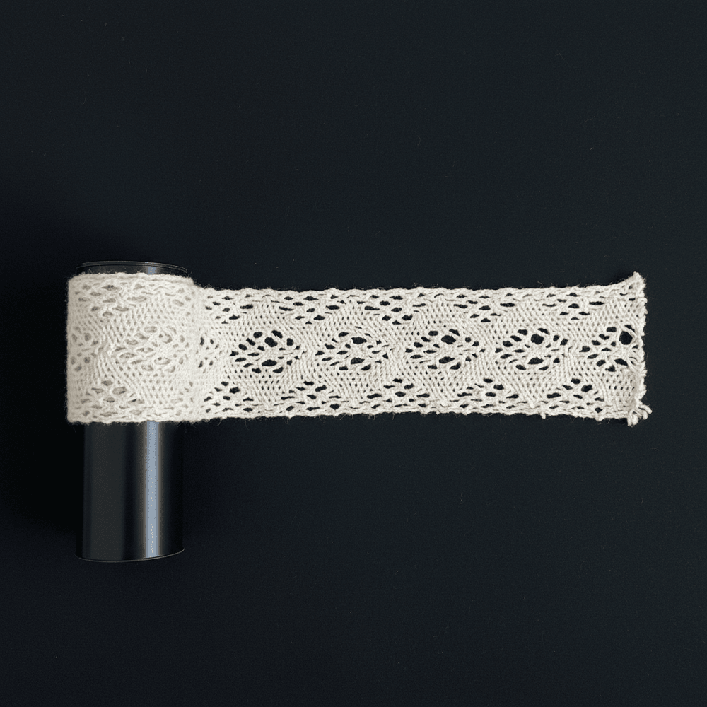 White Dyeable Crochet Lace (Width : 1.5 Inch & Sku: K-49)