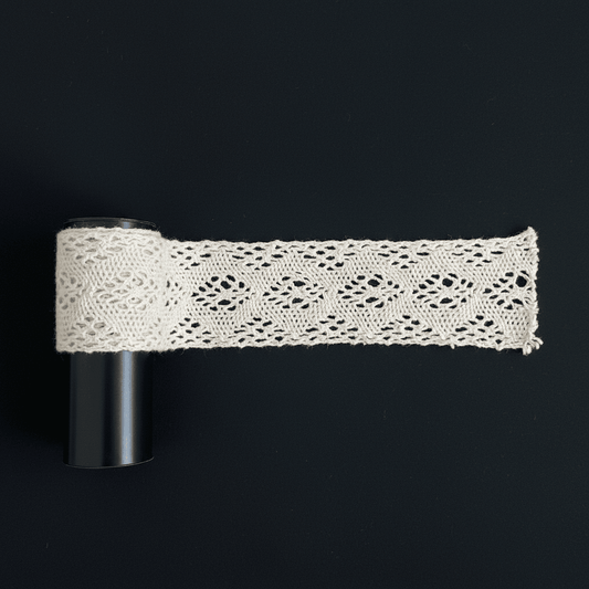White Dyeable Crochet Lace (Width : 1.5 Inch & Sku: K-49)