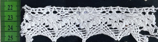 White Dyeable Crochet lace (Sku: K-5)