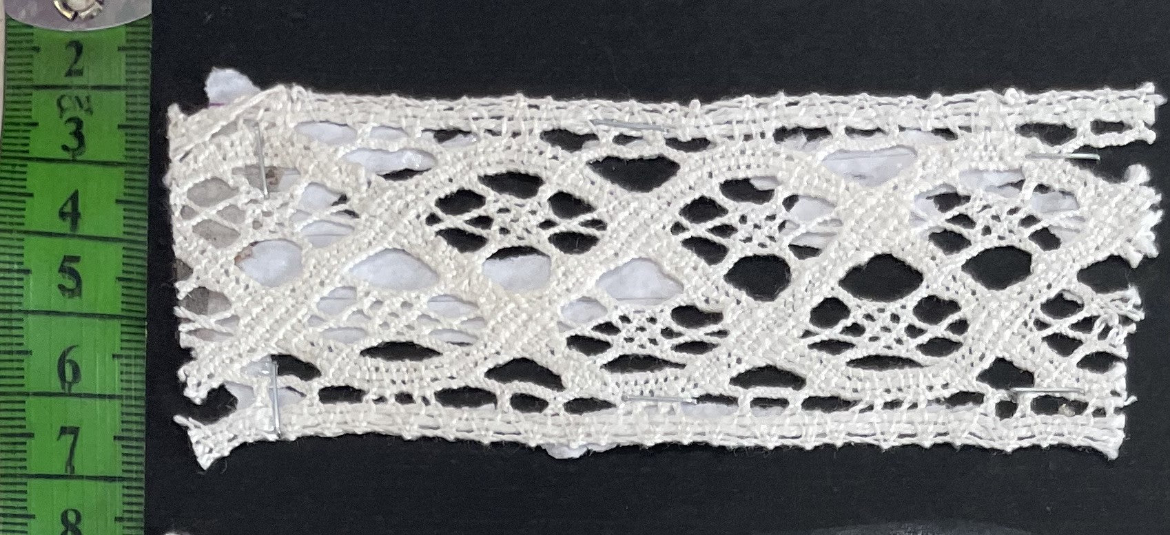 White Dyeable Crochet Lace (Sku: K-56)