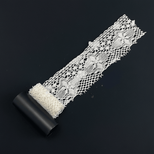 White Dyeable Crochet Lace (Width : 2 Inch & Sku: K-65)