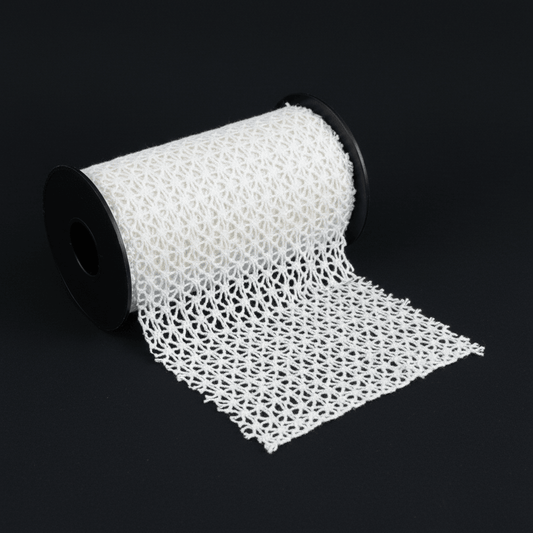 White Dyeable Crochet Lace (Width : 5 Inch & Sku: K-67)