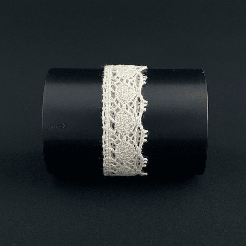 White Dyeable Crochet Lace (Width : 0.5 Inch & Sku: K-71)