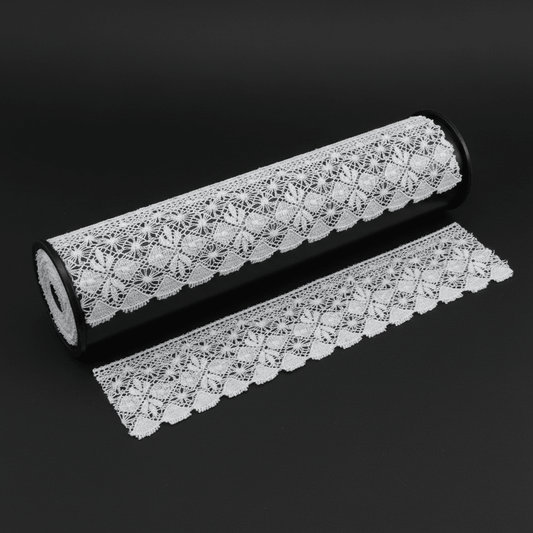 White Dyeable Crochet Lace (Width : 1.5 Inch & Sku: K-87)