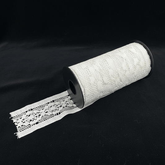 White Dyeable Crochet Lace (Width : 1.5 Inch & Sku: K-90)