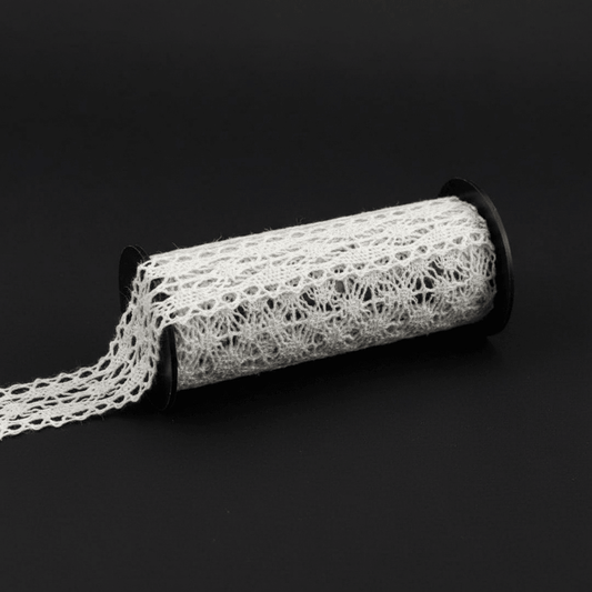 White Dyeable Crochet Lace (Width : 0.5 Inch & Sku: K-98)