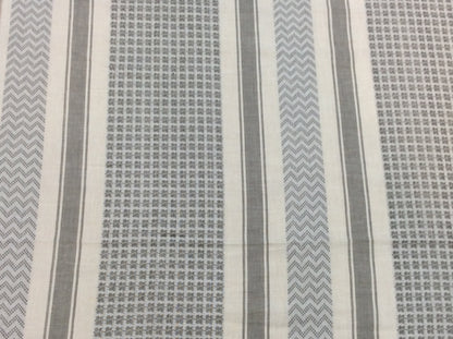 White & Gray Lightweight Jacquard