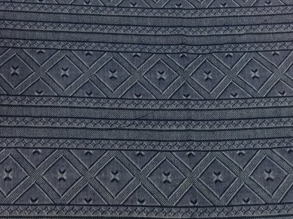 Grey Cotton Lightweight Jacquard