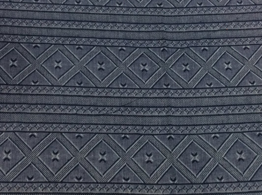 Grey Cotton Lightweight Jacquard