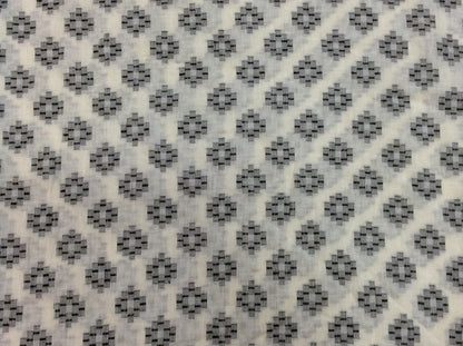 White & Black, Gray Lightweight Jacquard