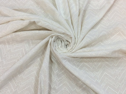 White Lightweight Jacquard