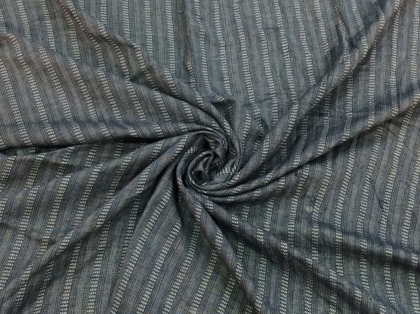 Gray Stripe lightweight Jacquard Fabric