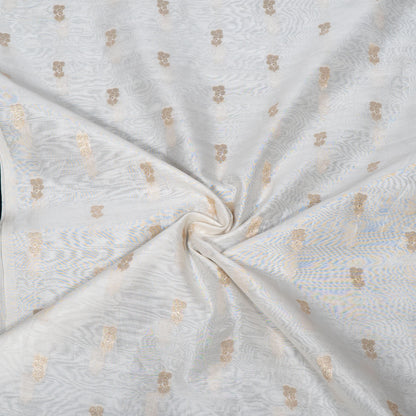 Golden Lurex Chanderi Fabric - 44" (112 cm)