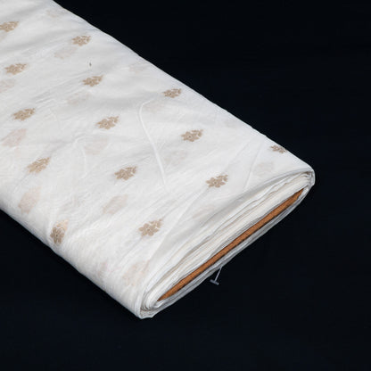 Golden Lurex Chanderi Fabric - 44" (112 cm)