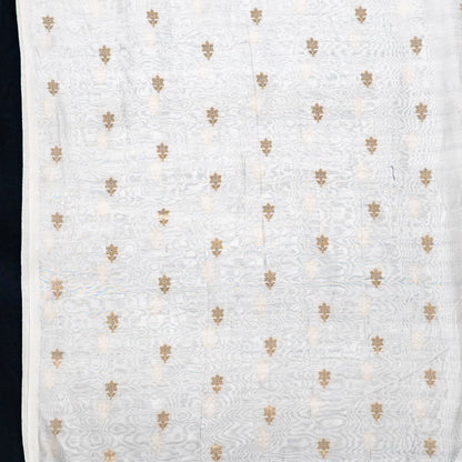 Golden Lurex Chanderi Fabric - 44" (112 cm)