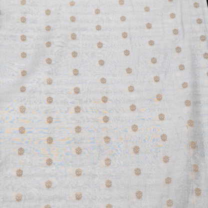 Golden Lurex Chanderi Fabric - 44" (112 cm)