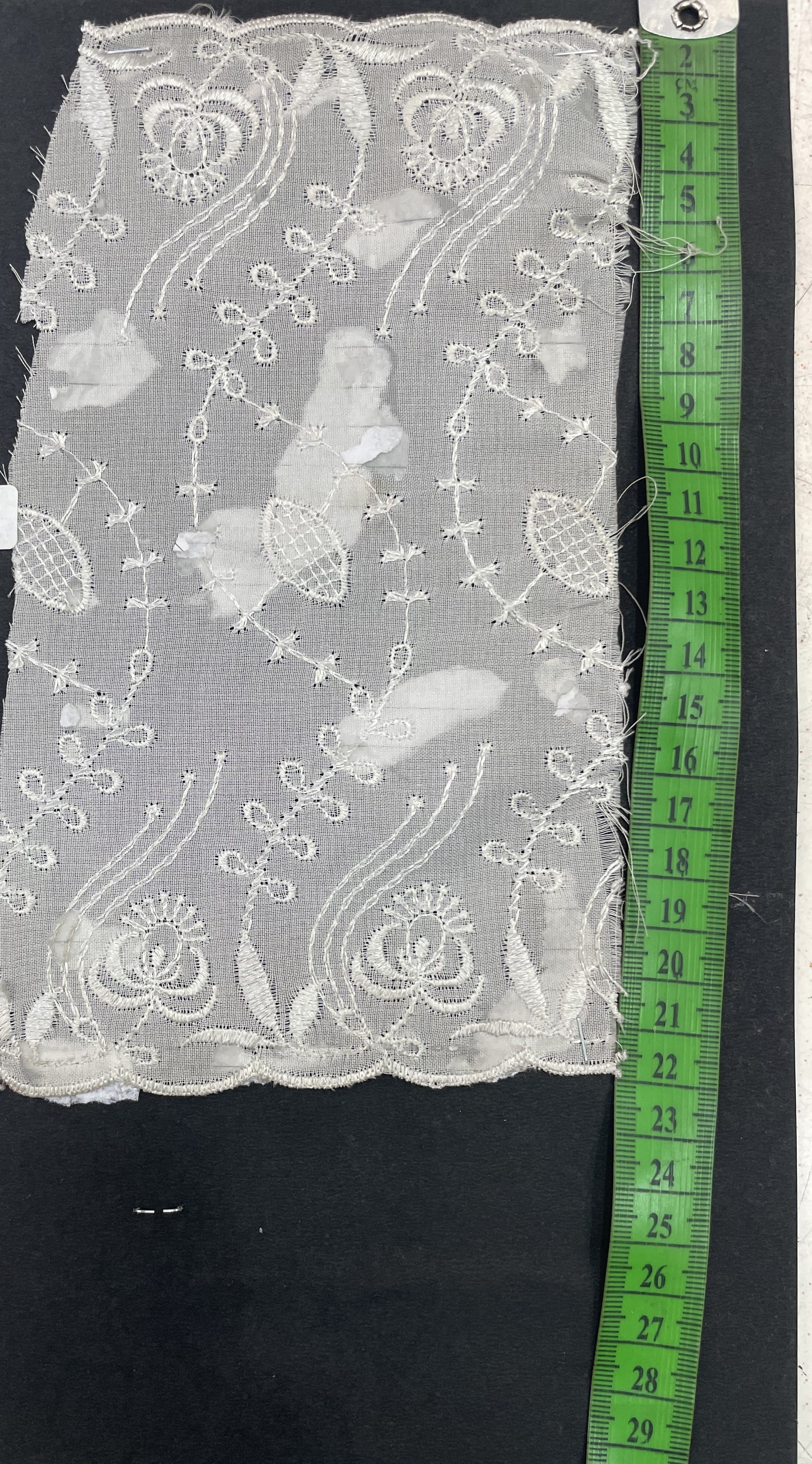 White Cotton Dyeable Net Lace (Sku: N-102)