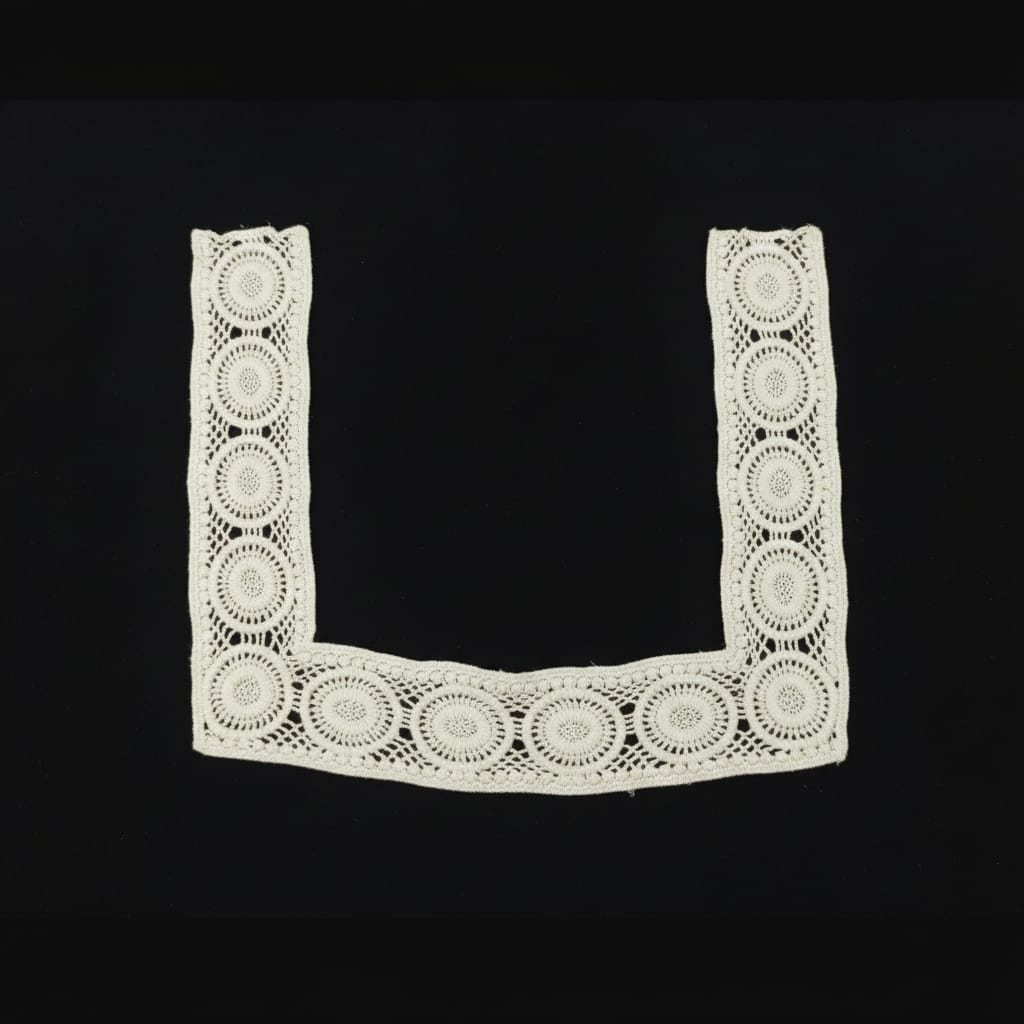 Off White Dyeable Cotton Patch ( Width : 9 Inch & Length : 8.5 Inch )