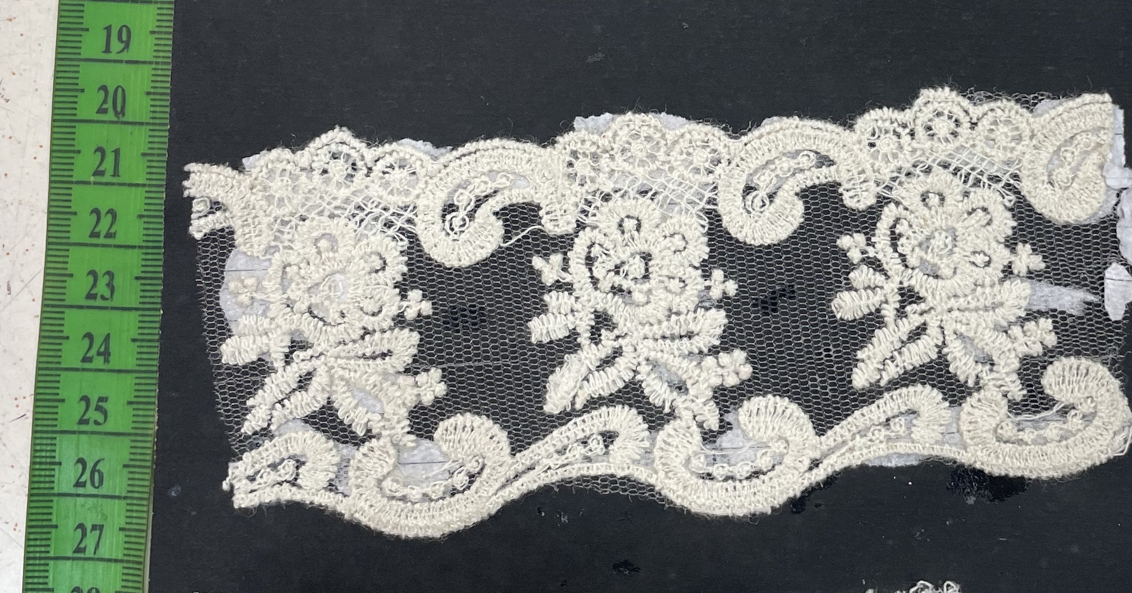 White Cotton Dyeable Net Lace (Sku: N-12)