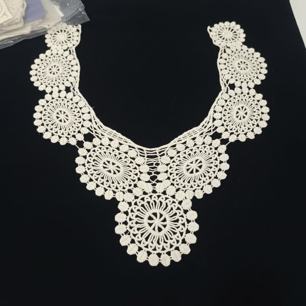 Of White Dyeable Cotton Patch ( Width : 8.5 Inch & Length : 11 Inch )