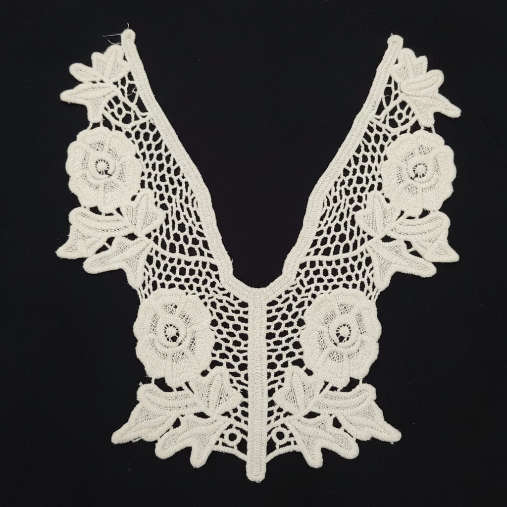 Off White Dyeable Cotton Patch ( Width : 8 Inch & Length : 10 Inch )