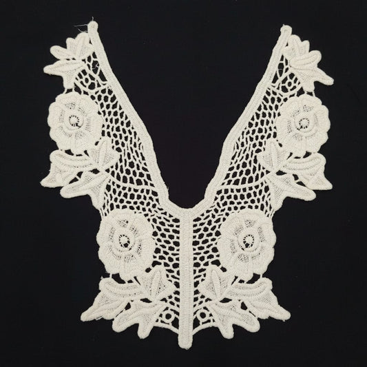 Off White Dyeable Cotton Patch ( Width : 8 Inch & Length : 10 Inch )