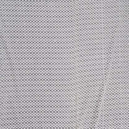 Off White Small Circle Design Dyeable Cotton Net (SKU: N-171)