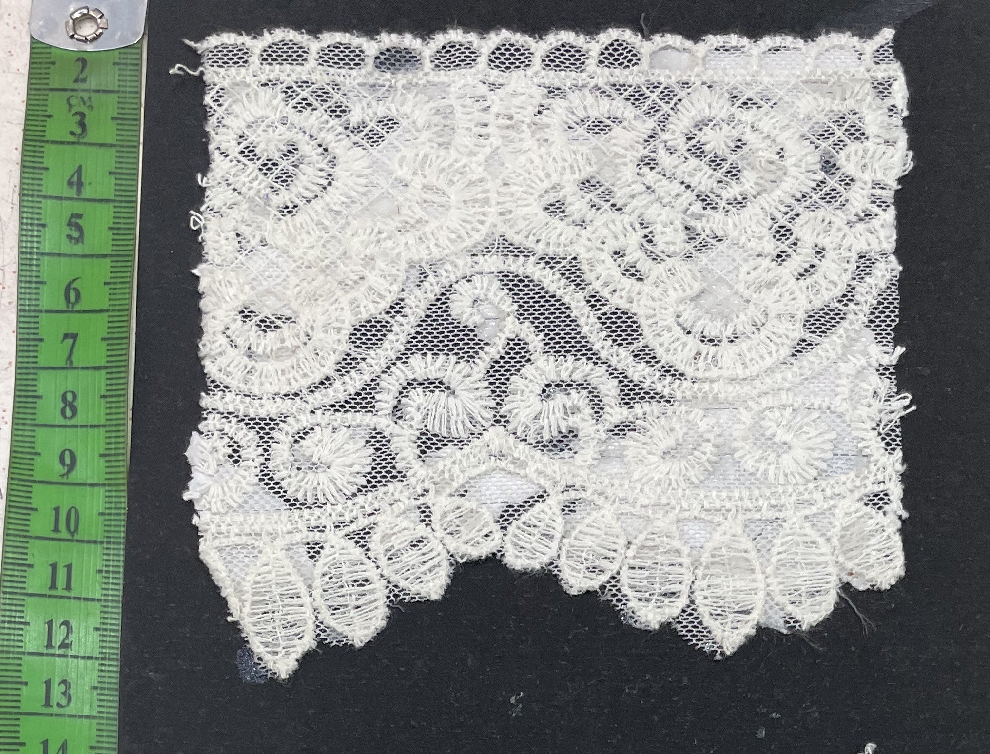 White Cotton Dyeable Net Lace (Sku: N-21)