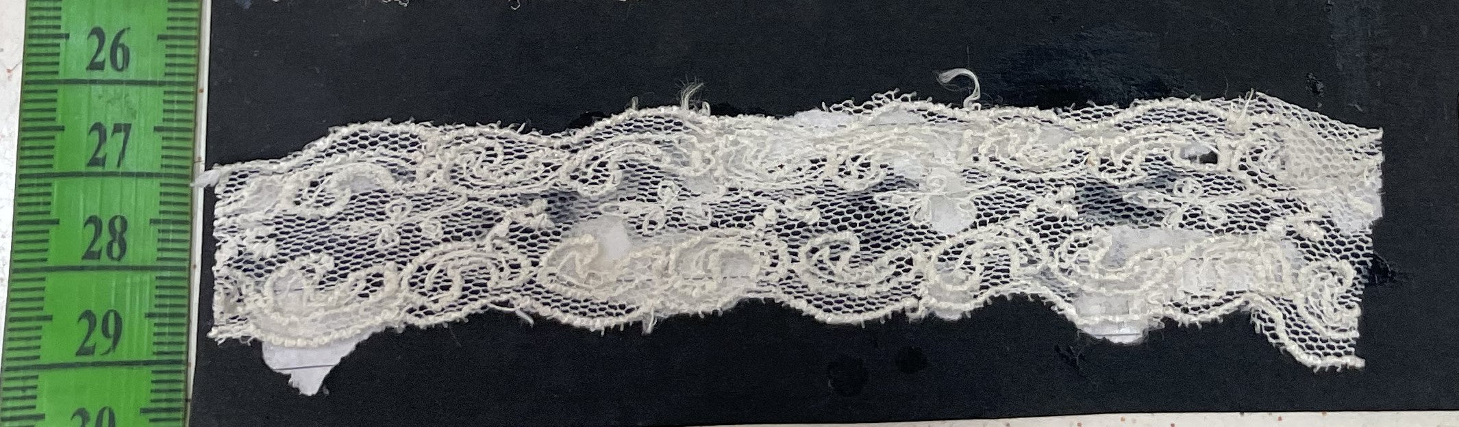 White Cotton Dyeable Net Lace (Sku: N-24)