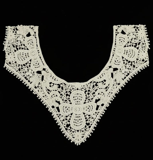 Off White Cotton Patch ( Width : 12 Inch & Length : 8 Inch )