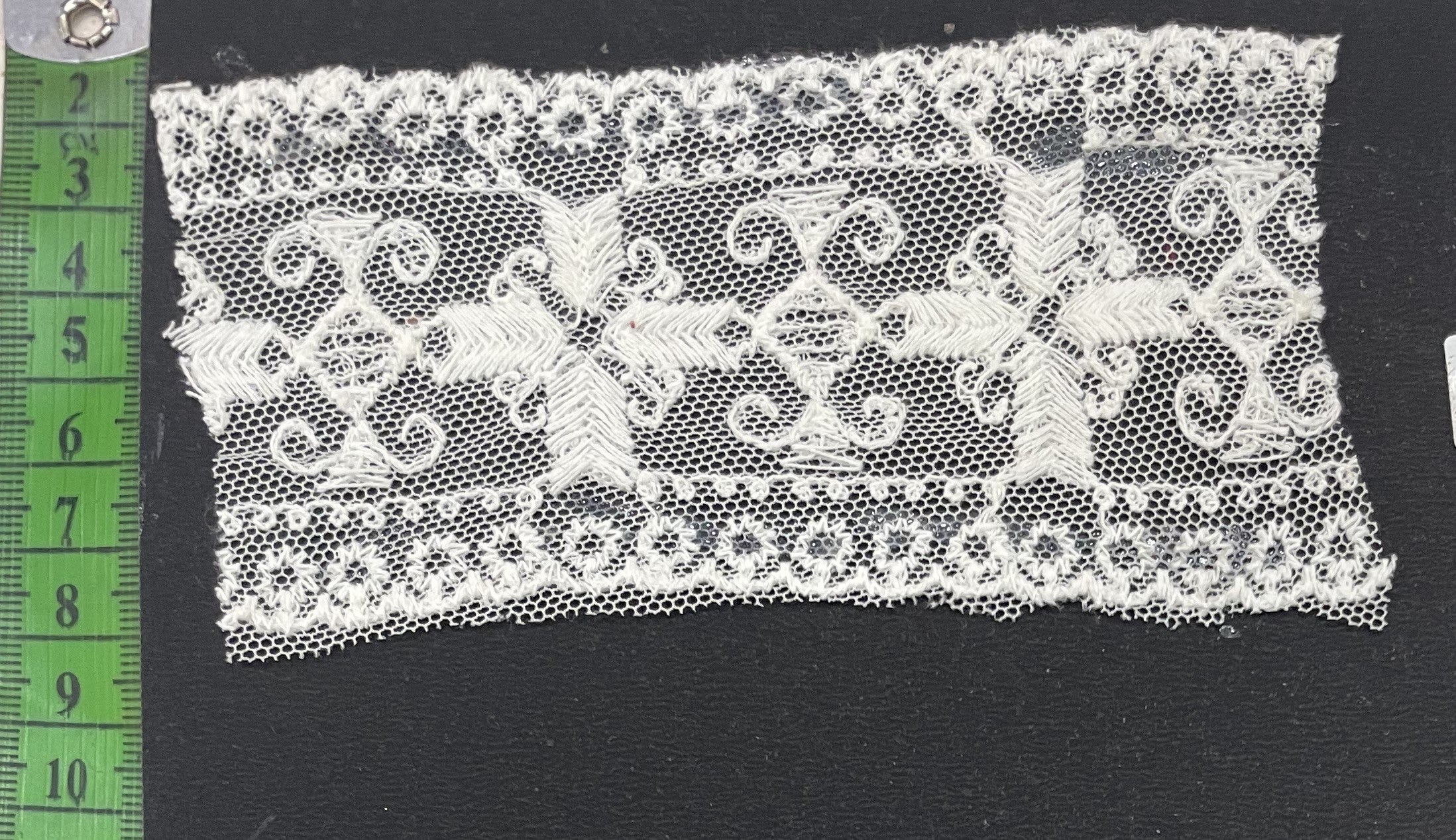 White Cotton Dyeable Net Lace (Sku: N-43)