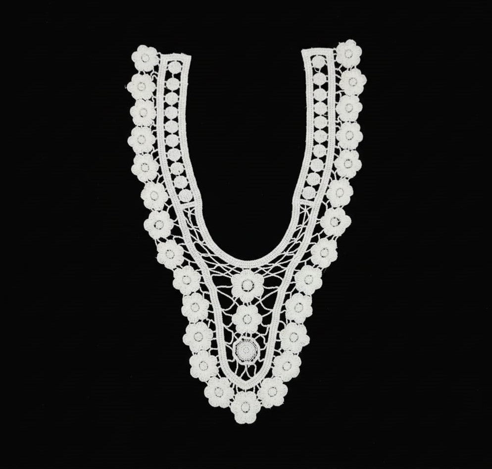 Off White Dyeable Cotton Patch (Width : 7 Inch & Length : 11 Inch)