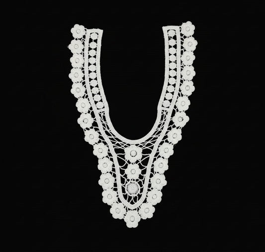 Off White Dyeable Cotton Patch (Width : 7 Inch & Length : 11 Inch)