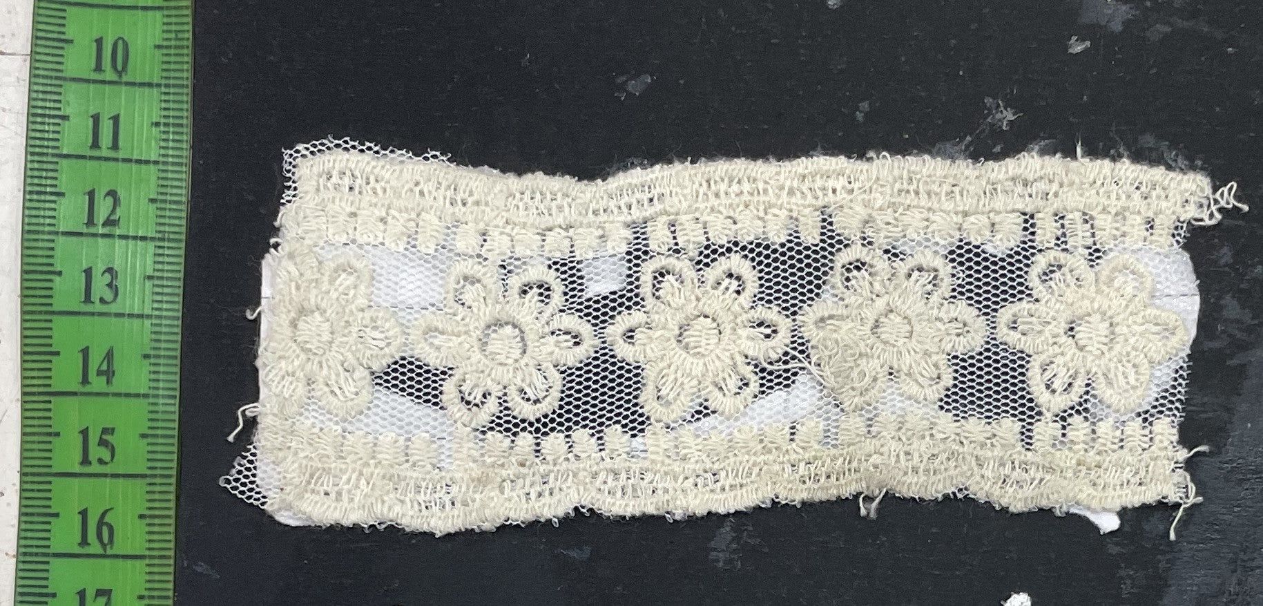 White Cotton Dyeable Net Lace (Sku: N-4)