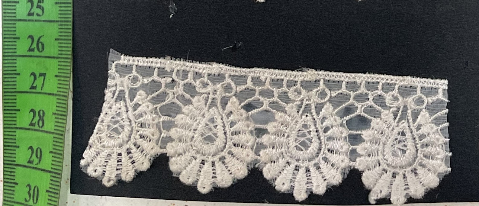 White Cotton Dyeable Net Lace (Sku: N-55)