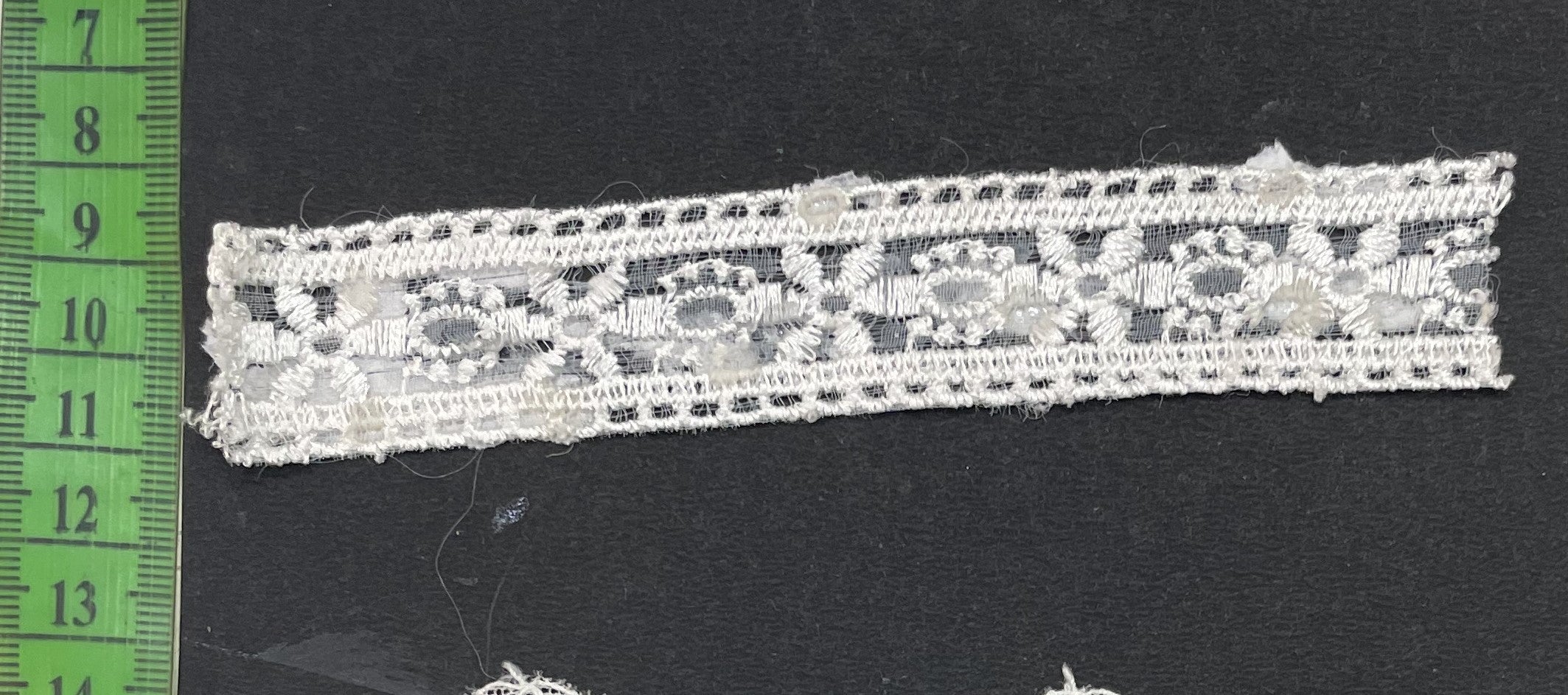 White Cotton Dyeable Net Lace (Sku: N-59)