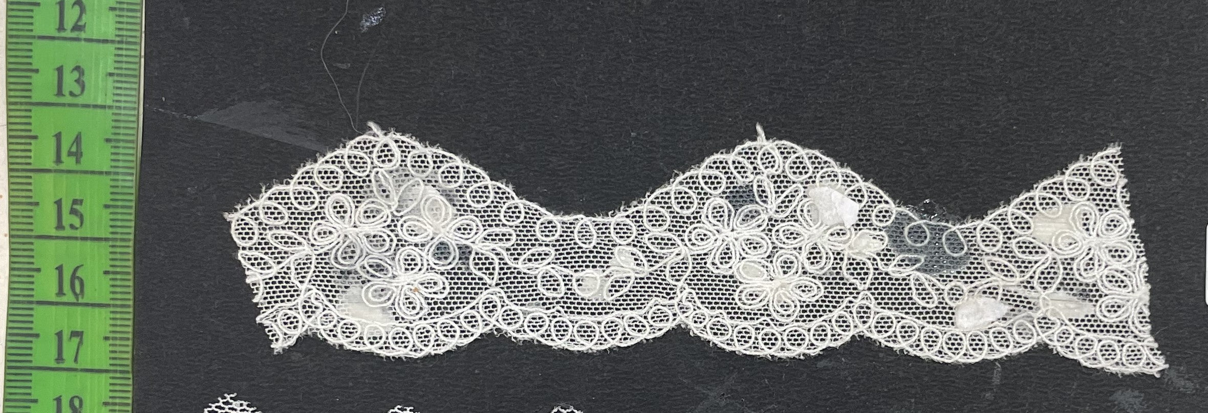 White Cotton Dyeable Net Lace (Sku: N-60)