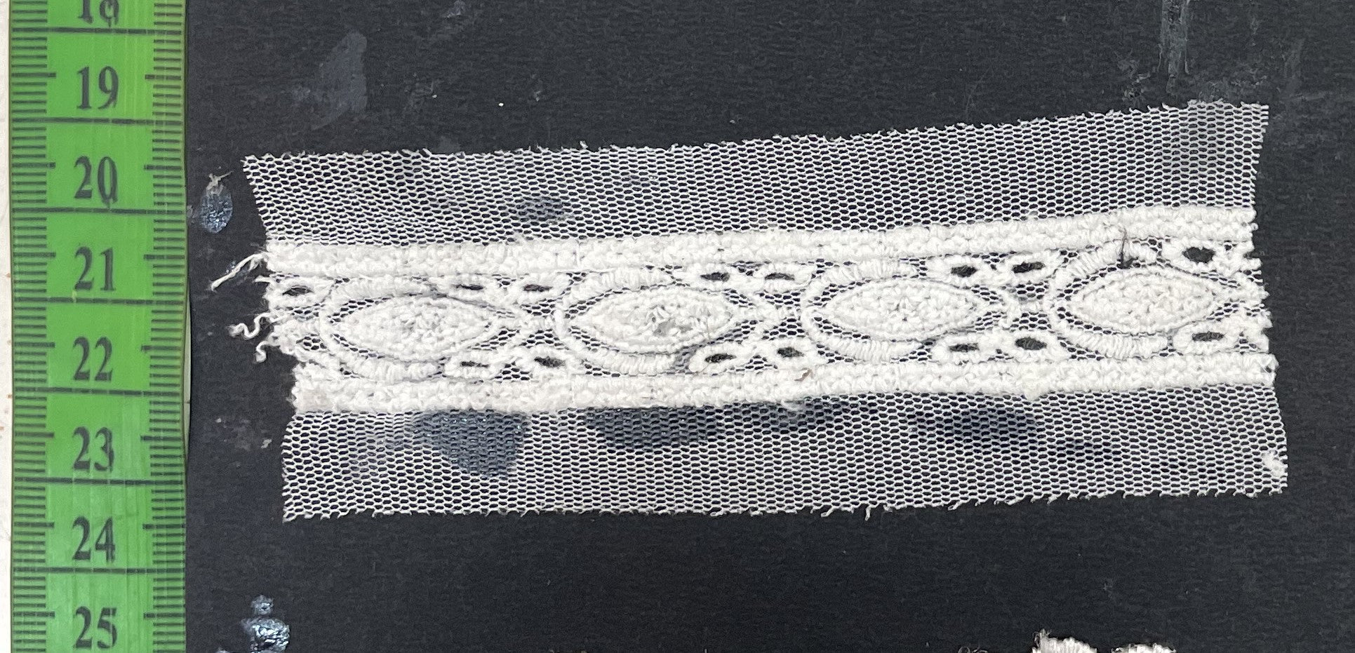 White Cotton Dyeable Net Lace (Sku: N-67)