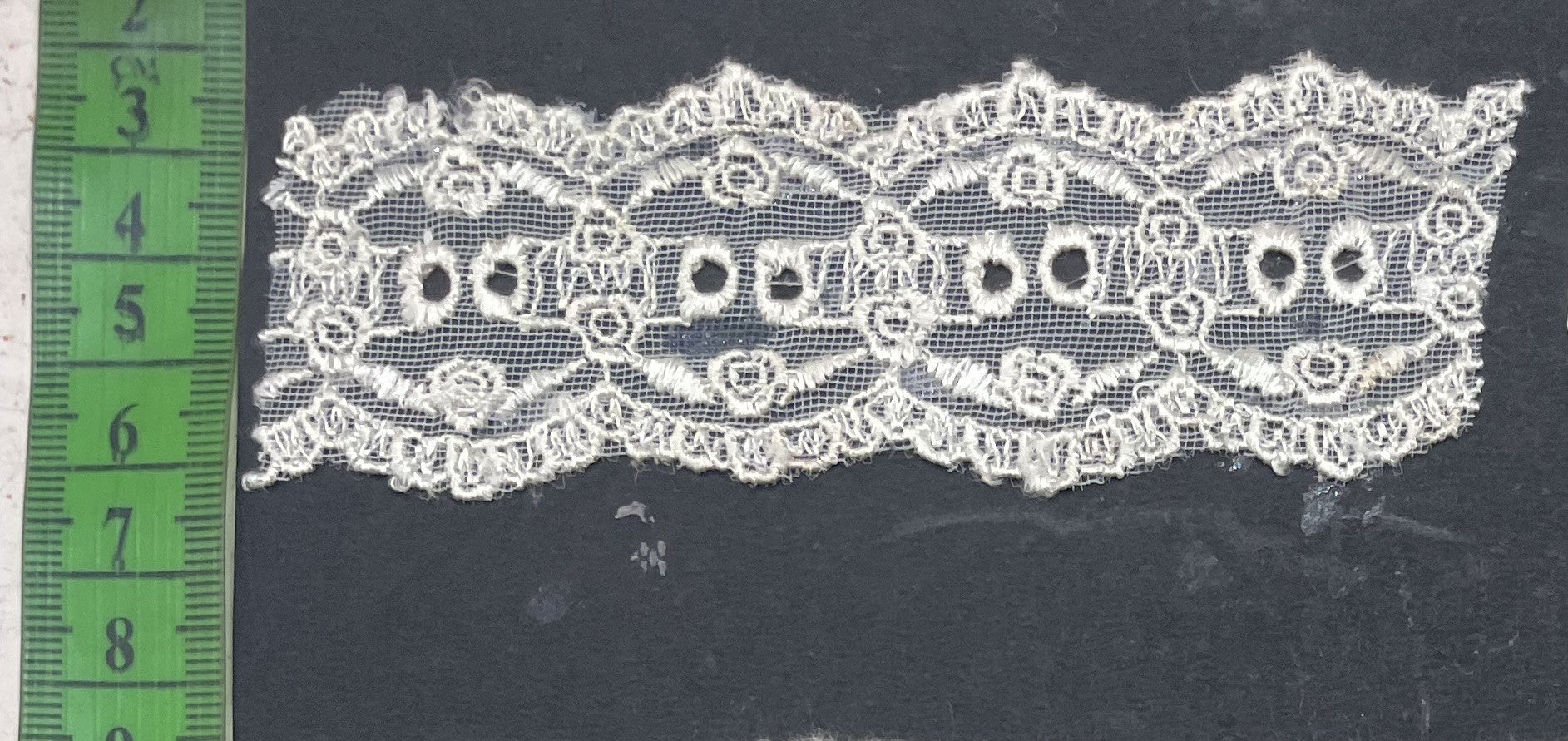 White Cotton Dyeable Net Lace (Sku: N-69)