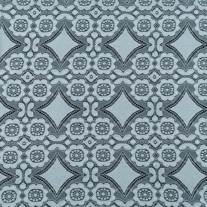 White Abstract Design Dyeable Nylon Net Pannel (SKU: N-7)