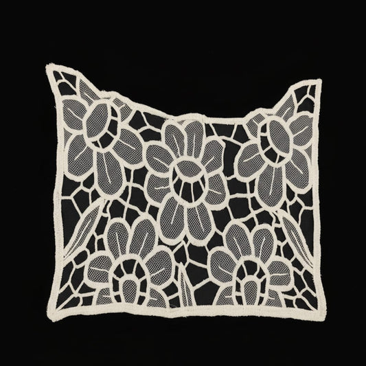Of White Dyeable Cotton Net Patch (Width : 9 Inch & Length : 7 Inch)
