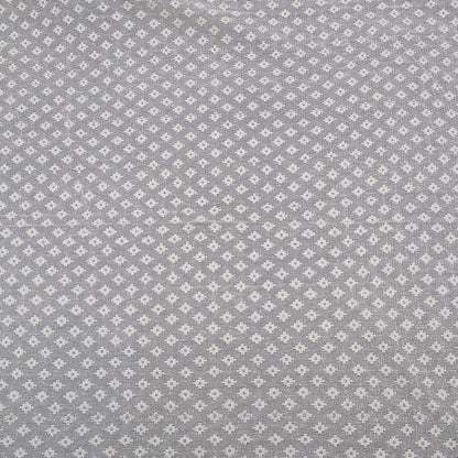 Off White Small Floral Design Dyeable Cotton Net (SKU: N-98)