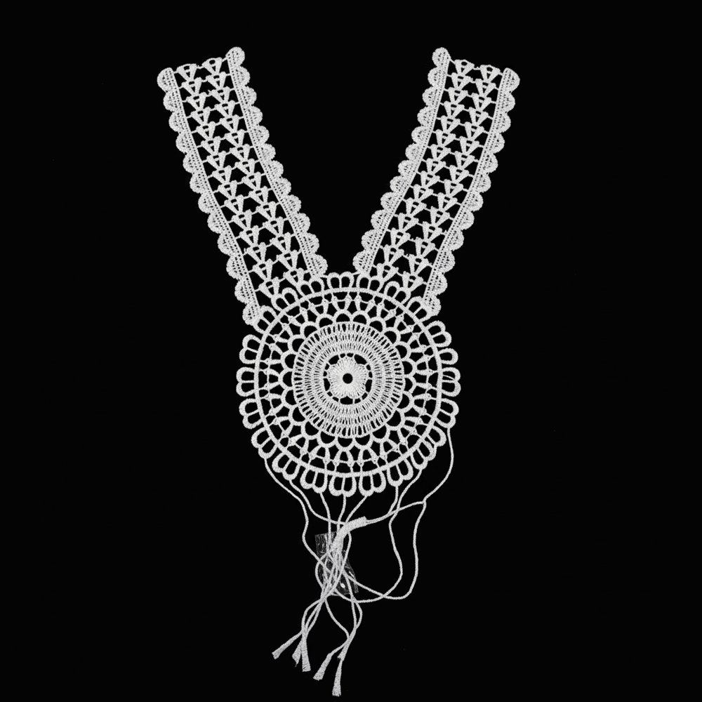 White Dyeable Polyester Neck Patch ( Width : 6 Inch & Lenght : 12 Inch )