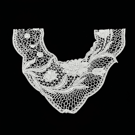 White Dyeable Polyester Neck Patch ( Width : 10.5 Inch & Lenght : 8 Inch )