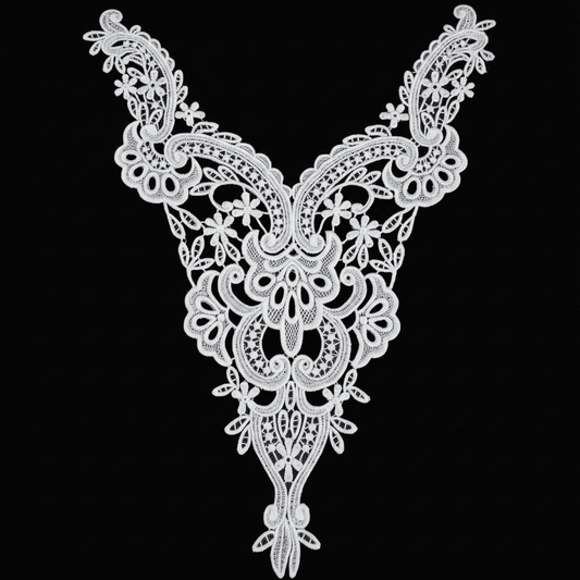 White Dyeable Polyester Neck Patch ( Width : 7 Inch & Lenght : 12 Inch )