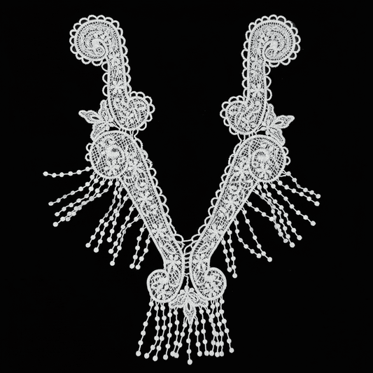 White Dyeable Polyester Neck Patch ( Width : 7 Inch & Lenght : 12 Inch )